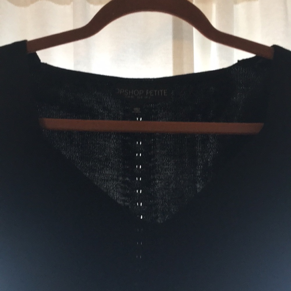 Top shop black sweater size 8P
